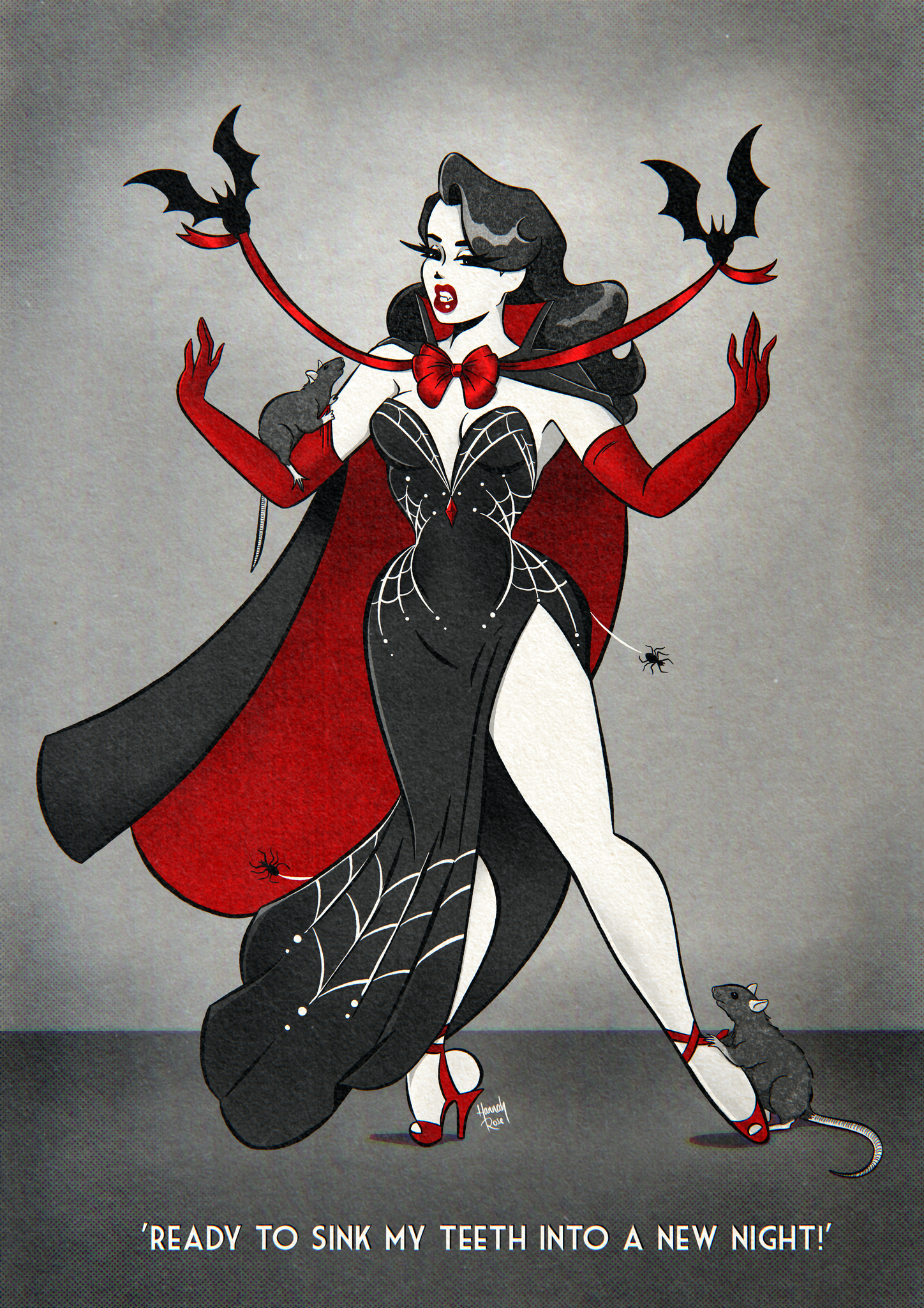 'Vamp Princess' Art Print