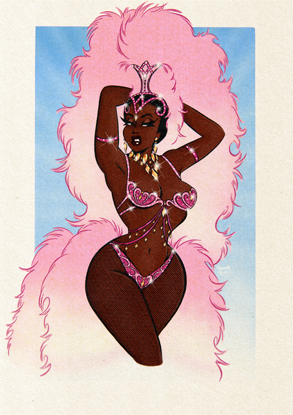 'Think Pink' Art Print
