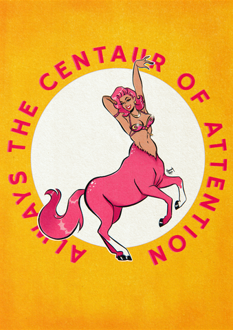 'Centaur of Attention' Art Print