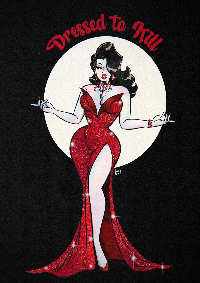 'Dressed to Kill' Art Print – Pillow Talk Pin Ups