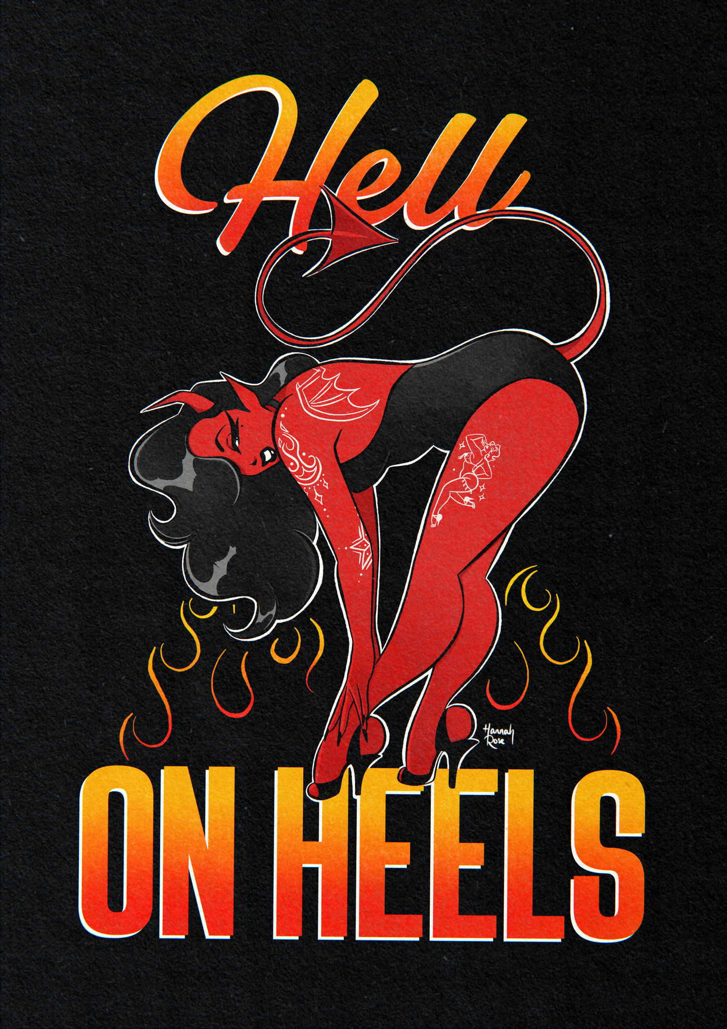 'Hell on Heels' Art Print