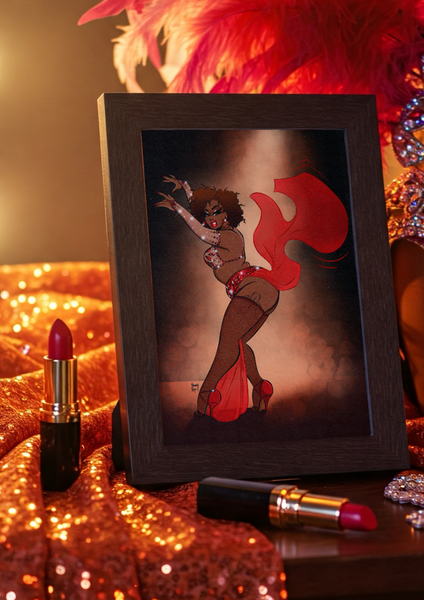 'Bumps in Bronze' Art Print