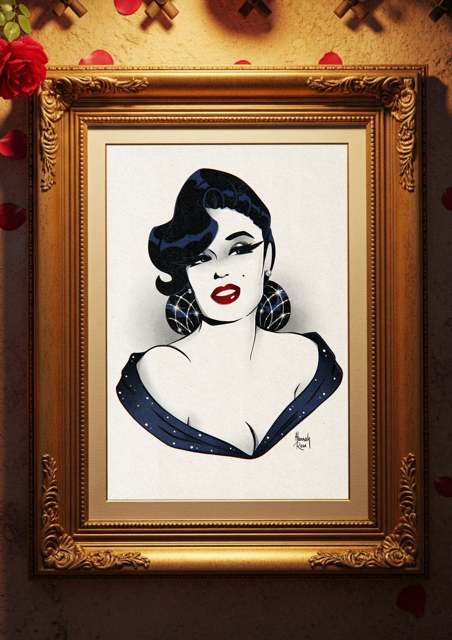 'Moonlit Serenade' Art Print