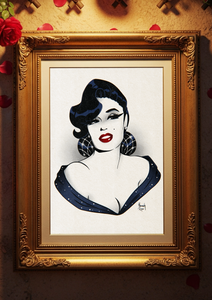 'Moonlit Serenade' Art Print