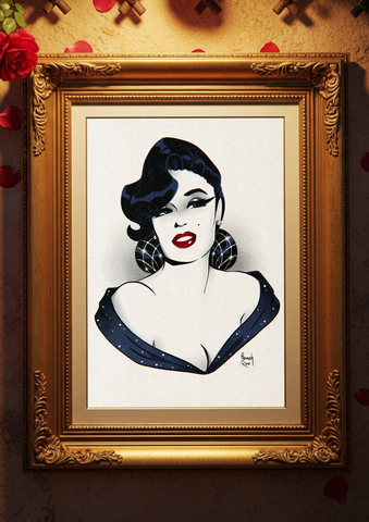 'Moonlit Serenade' Art Print