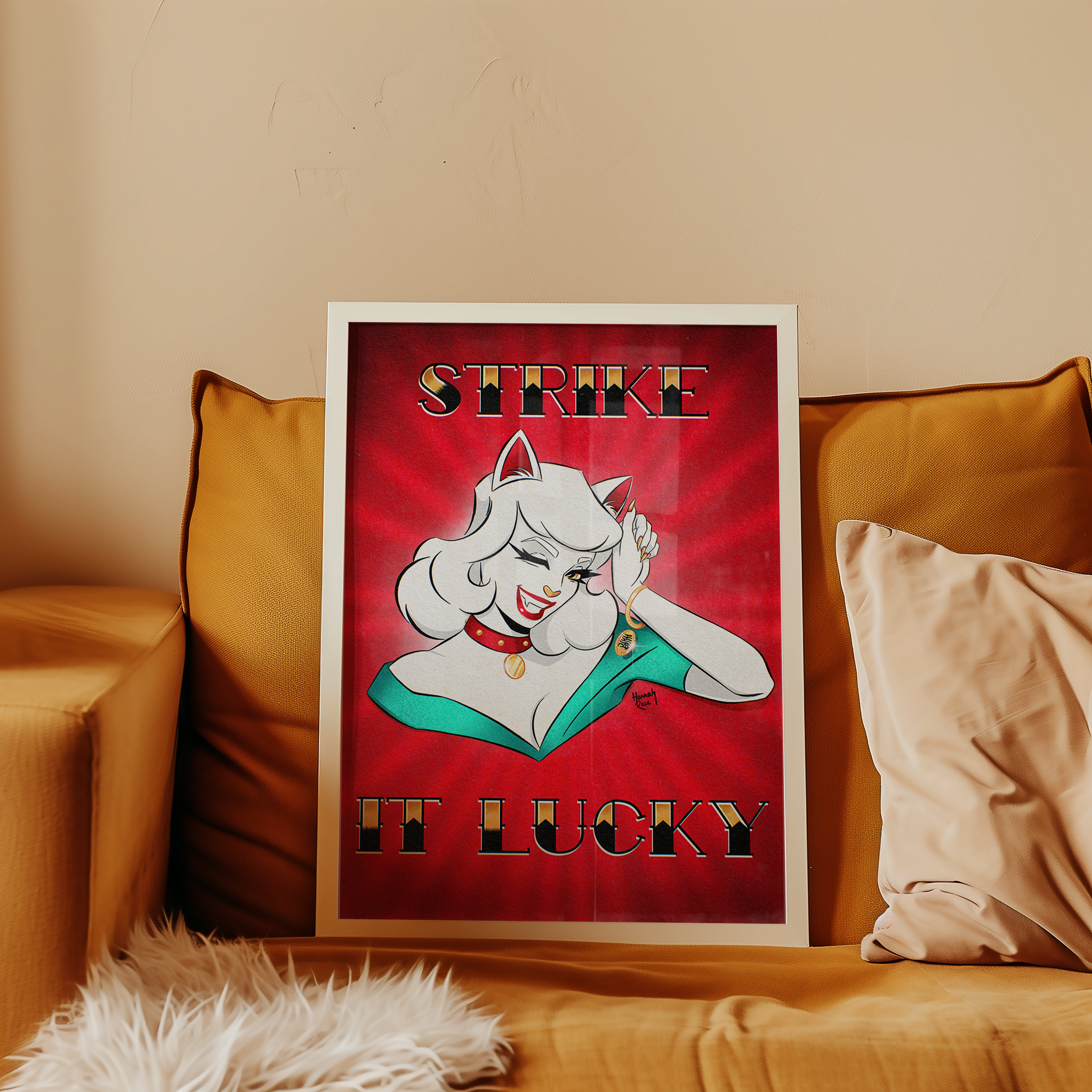 'Strike It Lucky' Art Print