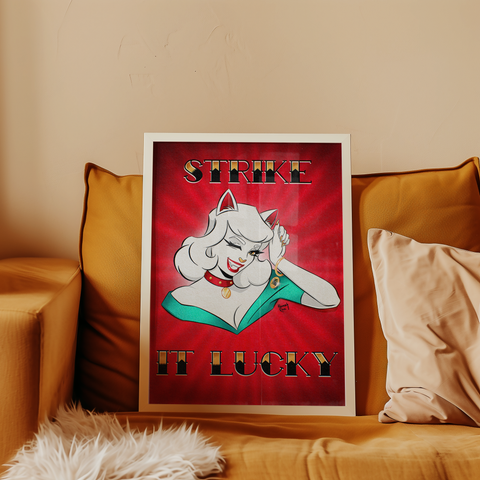 'Strike It Lucky' Art Print