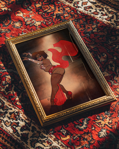 'Bumps in Bronze' Art Print