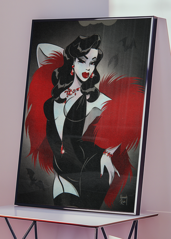 'Vamp' Art Print