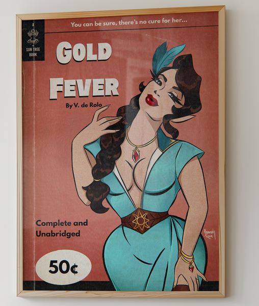 'Gold Fever' Art Print