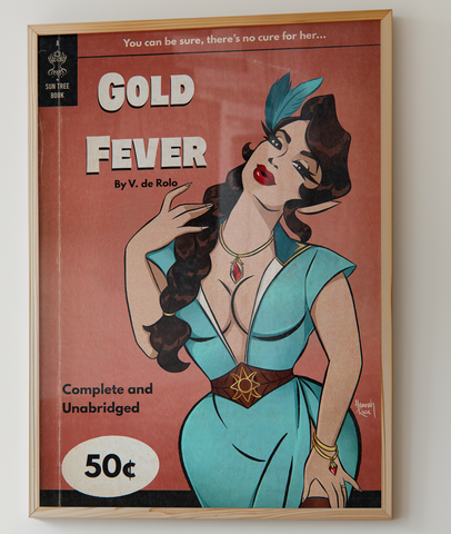 'Gold Fever' Art Print