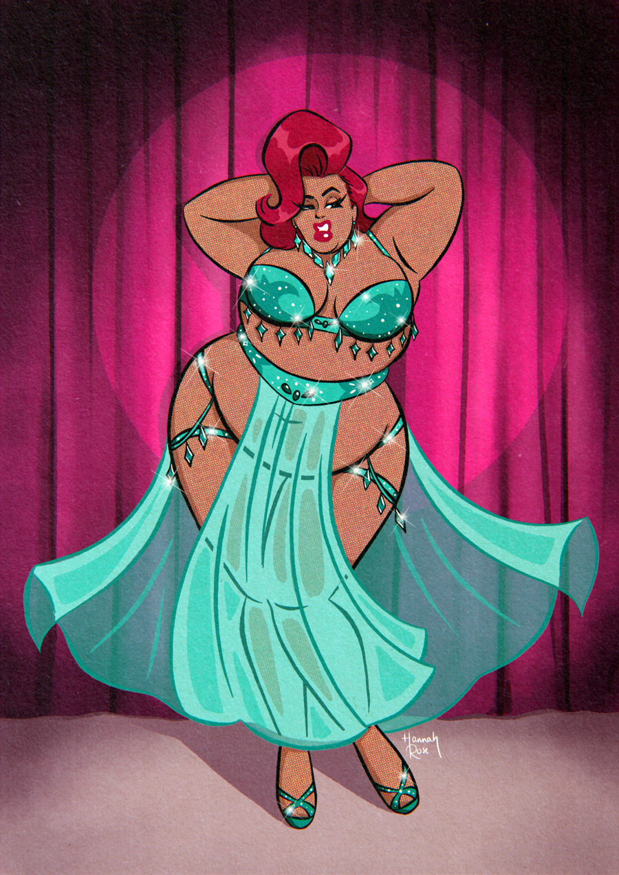 'Work the Stage' Art Print Pillow Talk Pin Ups