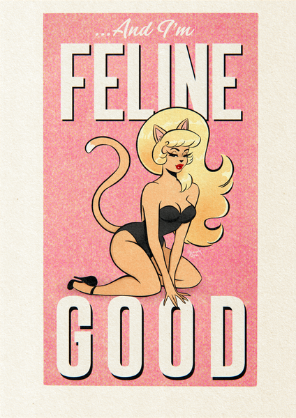 'Feline Good' 3 Page Art Print