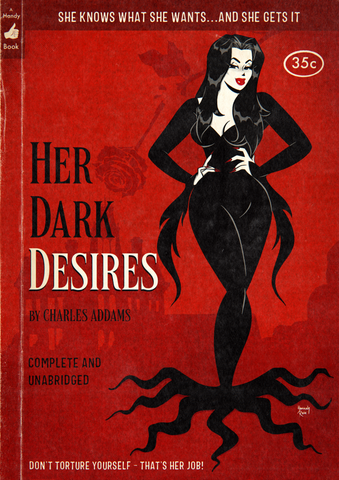 'Her Dark Desires' Art Print